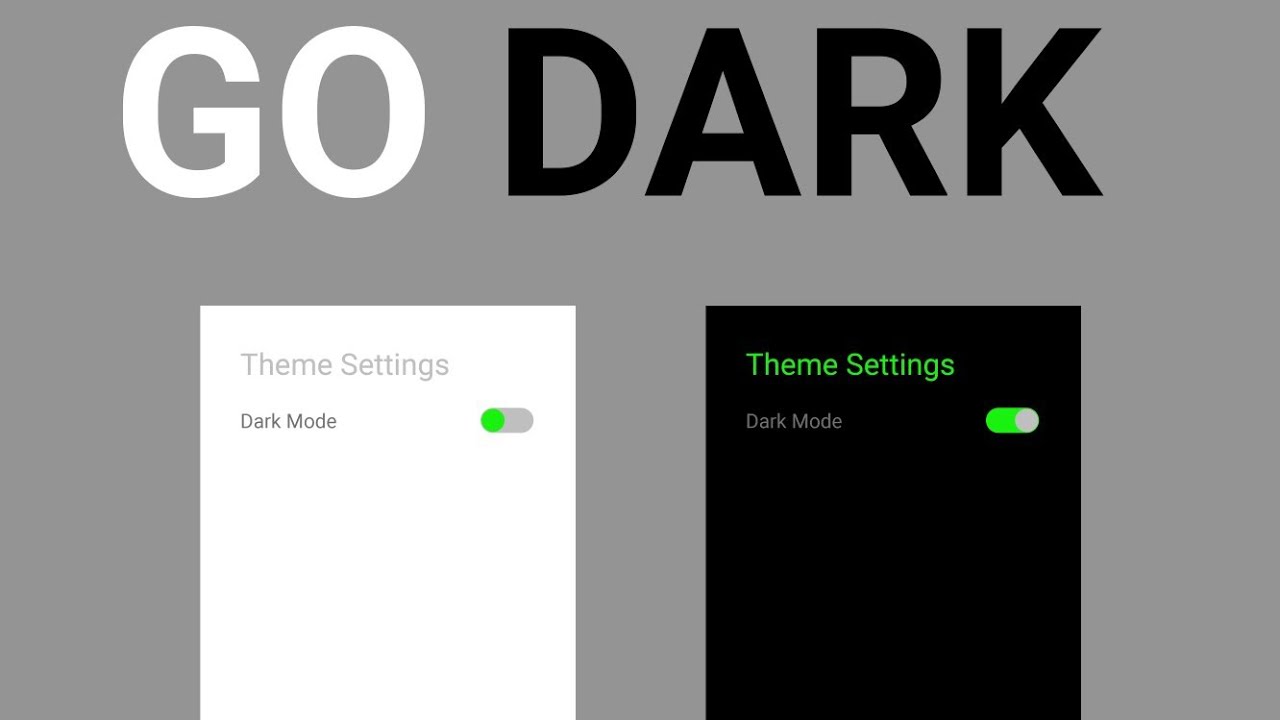 Designing dark mode using Adobe XD YouTube