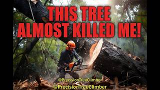 Precision Tree Service Live: Cutting Down Giant Tree Right Now!