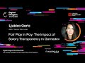 Ljubica Garic - Fair Play in Pay: The Impact of Salary Transparency in Gamedev