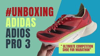Fast carbon shoe for half/marathon | ADIZERO ADIOS PRO 3 Ekiden | #unboxing