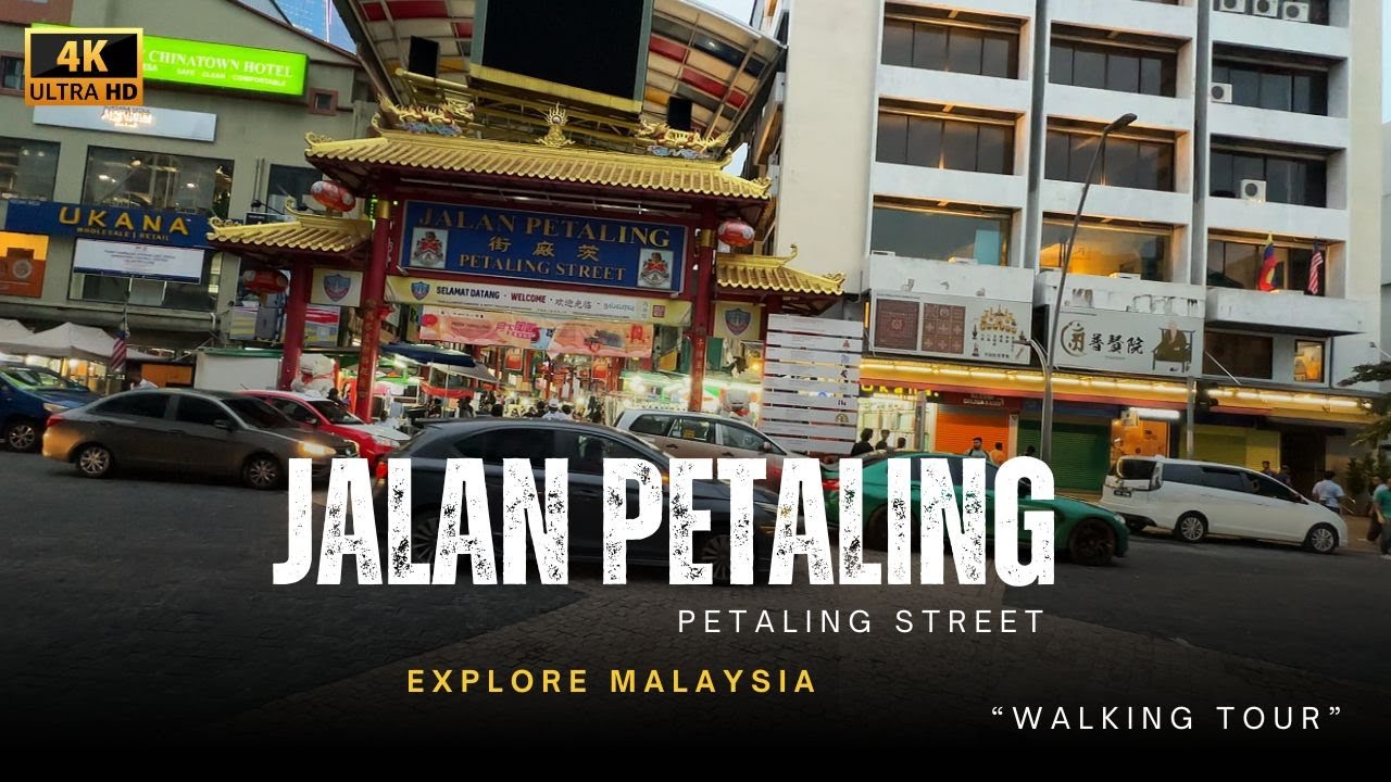 Petaling Street Walk Tour | Historic Chinatown Kuala Lumpur | 4K 60FPS