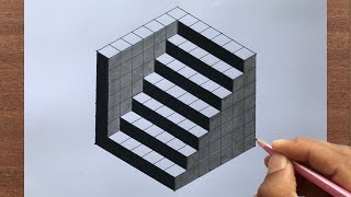 How to Draw an Isometric 3D Picture