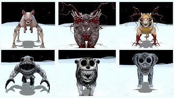 ALL Zoochosis Mutant Animal VS New SHIN SMILING Critters Poppy PlayTime ch. 3 | Garry