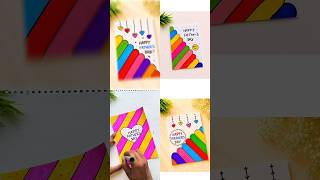 Don't Miss Beautiful Happy Father's Day Card 2025 using white paper #art#youtubeshorts#shorts