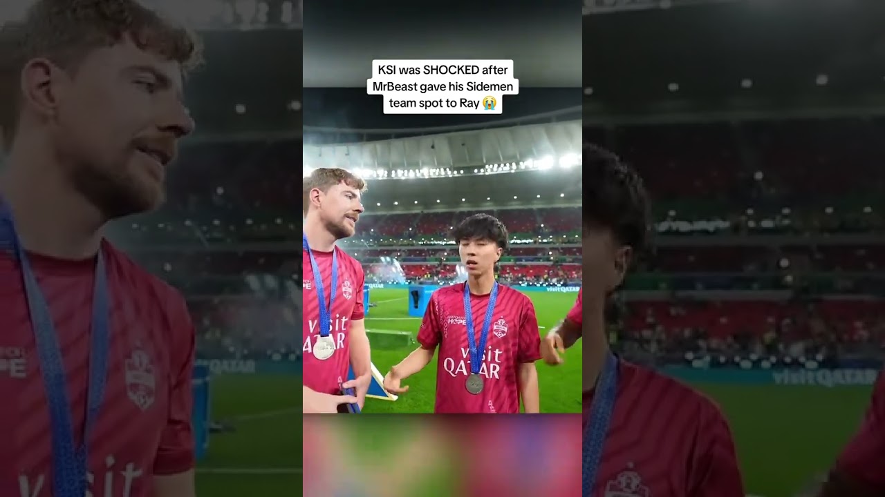 The shocking moment KIS was surprised after Mr beast gave his sideman team spot to ray😂🔥 