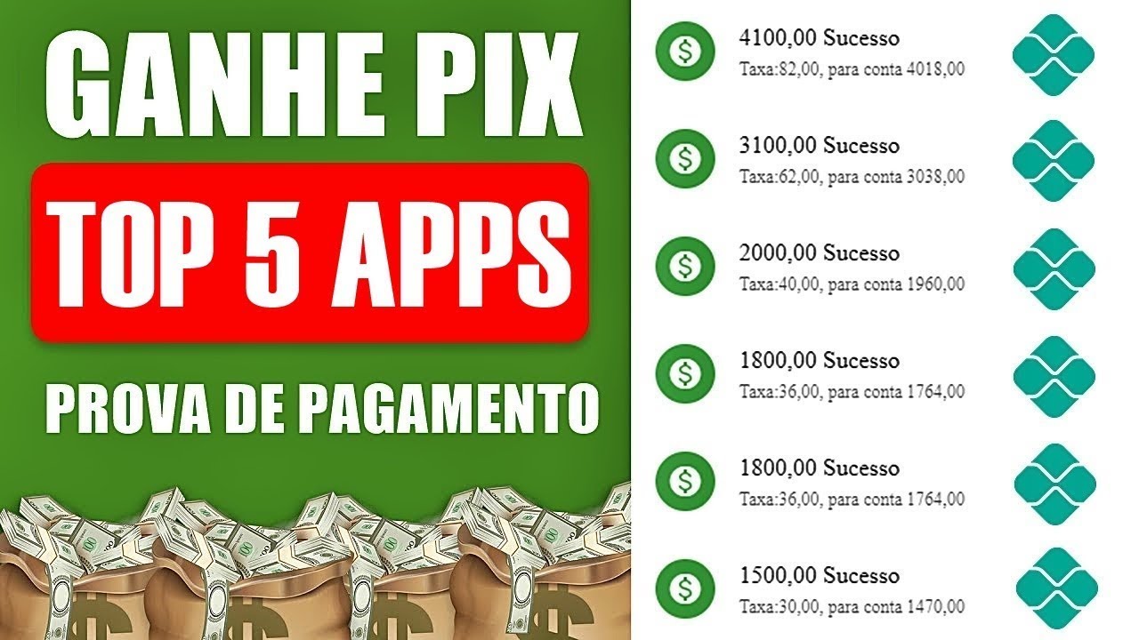 4 APLICATIVOS QUE PAGAM VIA PIX – Como Ganhar Dinheiro na Internet