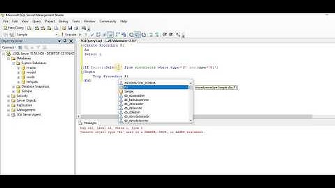 How to check if store procedure already exist in DataBase