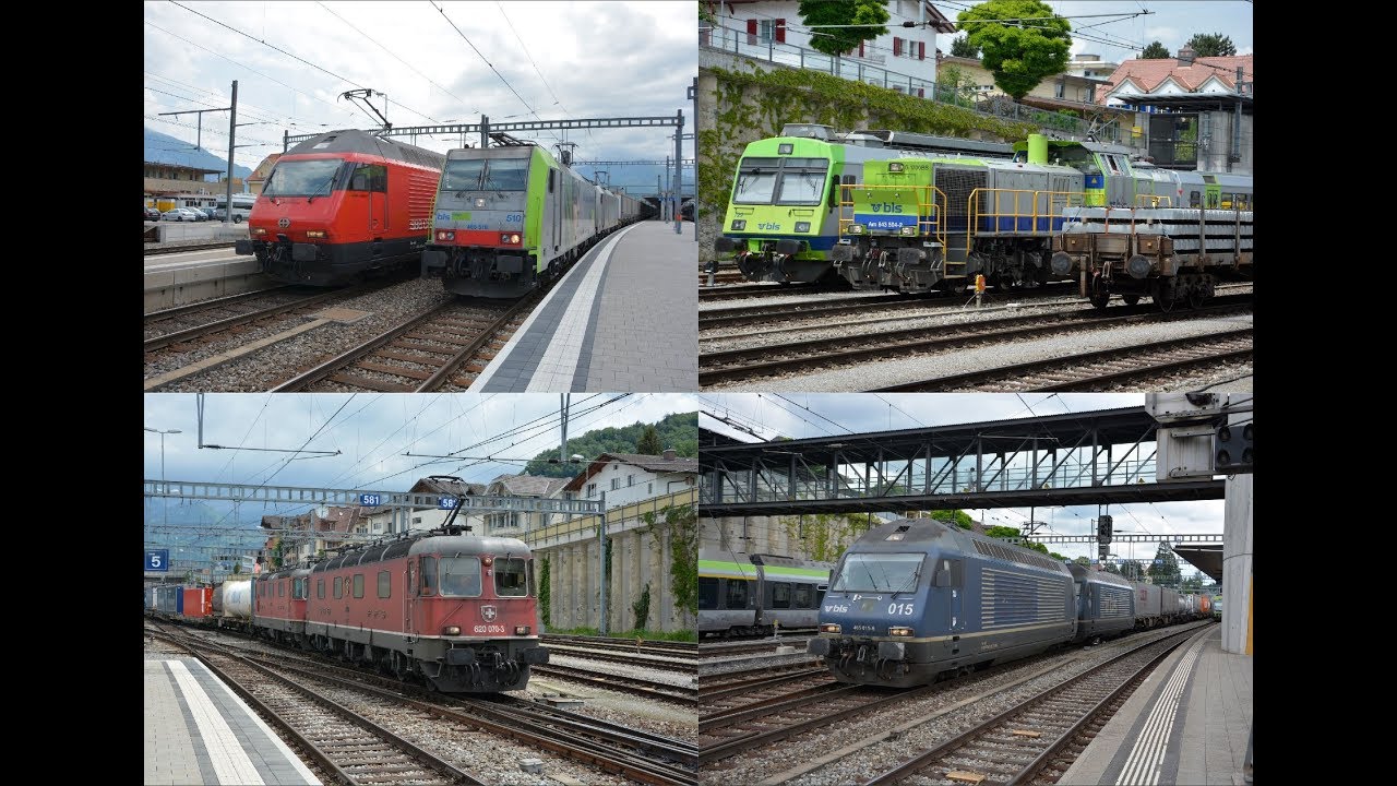 Trains at Spiez | Züge in Spiez 31/05/2018