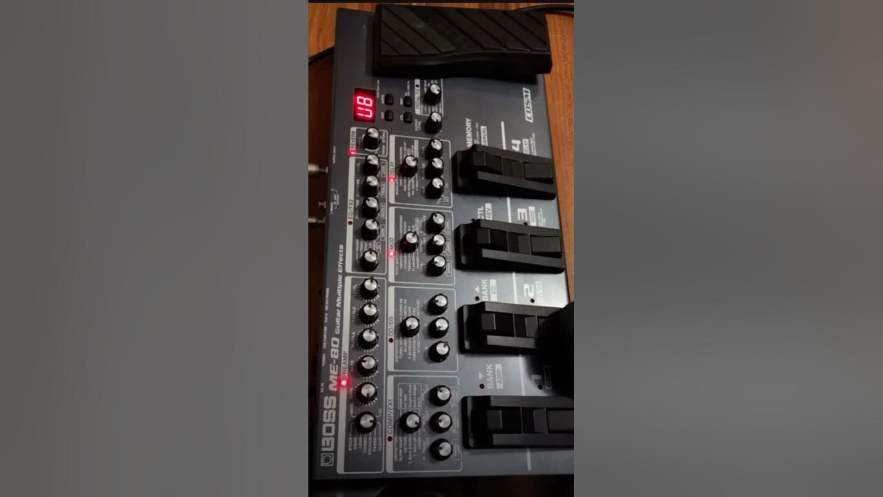 Boss ME80 how to use CTL function and phase looper in Tagalog language