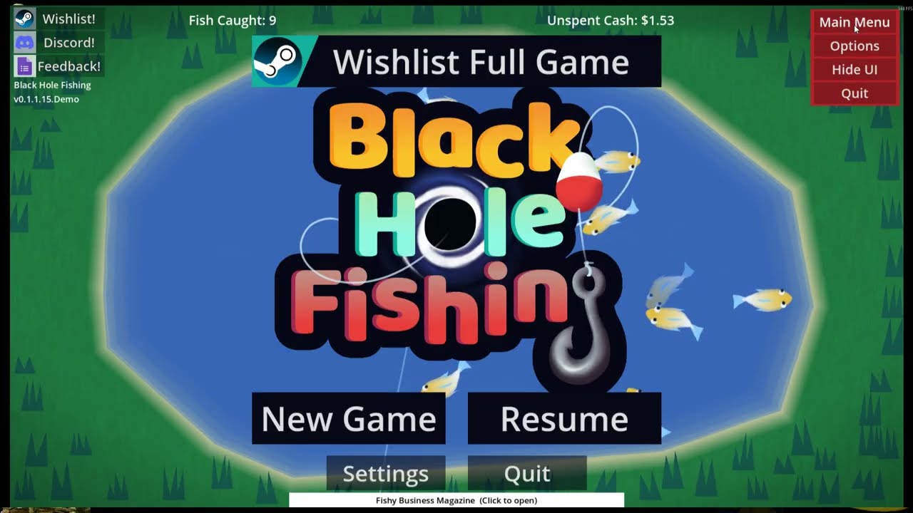 Dynamite Fishing not good enough? Try Black Hole Fishing [Demo]
