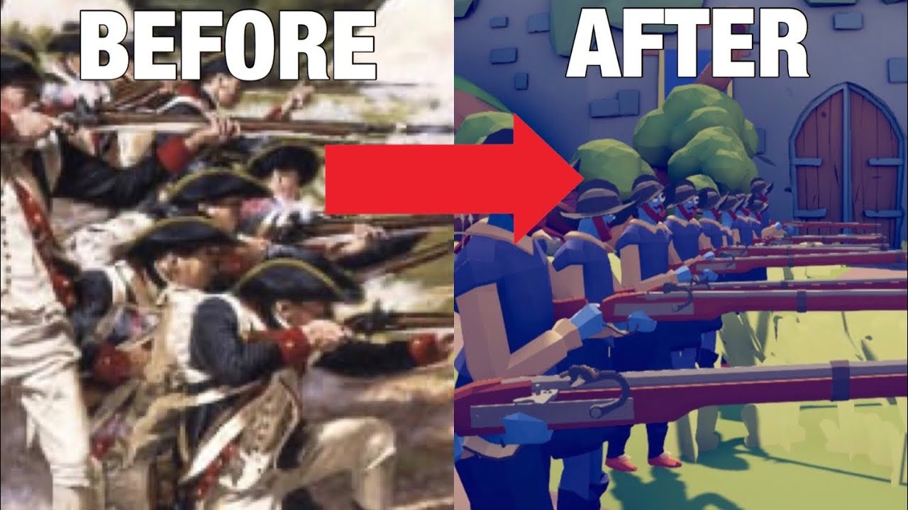 Historical Battles Recreated In TABS - Revolutionary War Edition