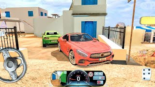 Driving School Sim - Mercedes SL63 AMG Car Driving in Santorini - Car Games Android Gameplay screenshot 3