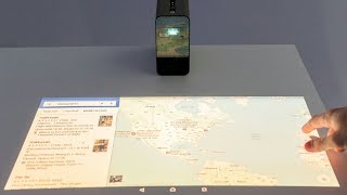 Infinite touch screen tech with Xperia touch with AR Core experience