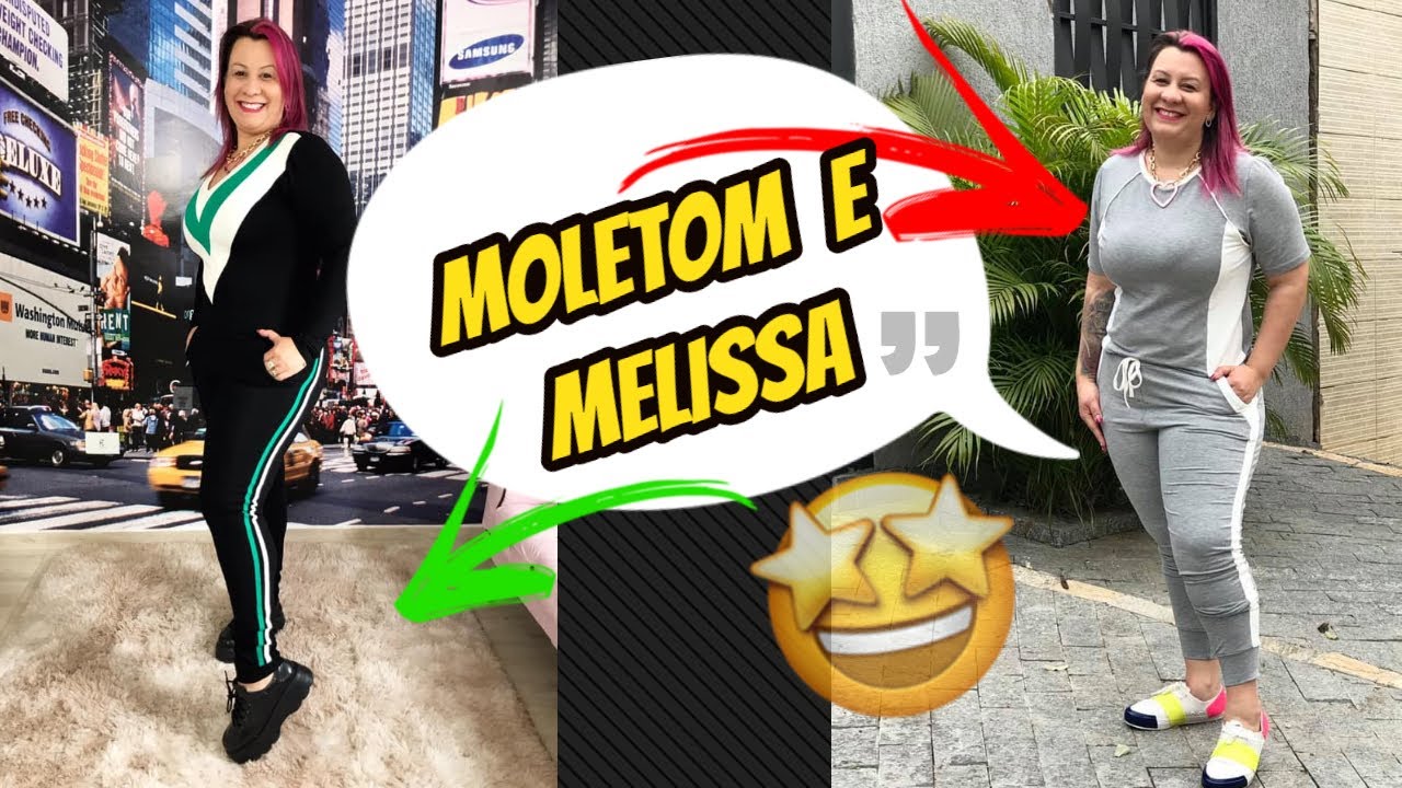 MOLETOM E MELISSA |COM QUE ROUPA EU VOU