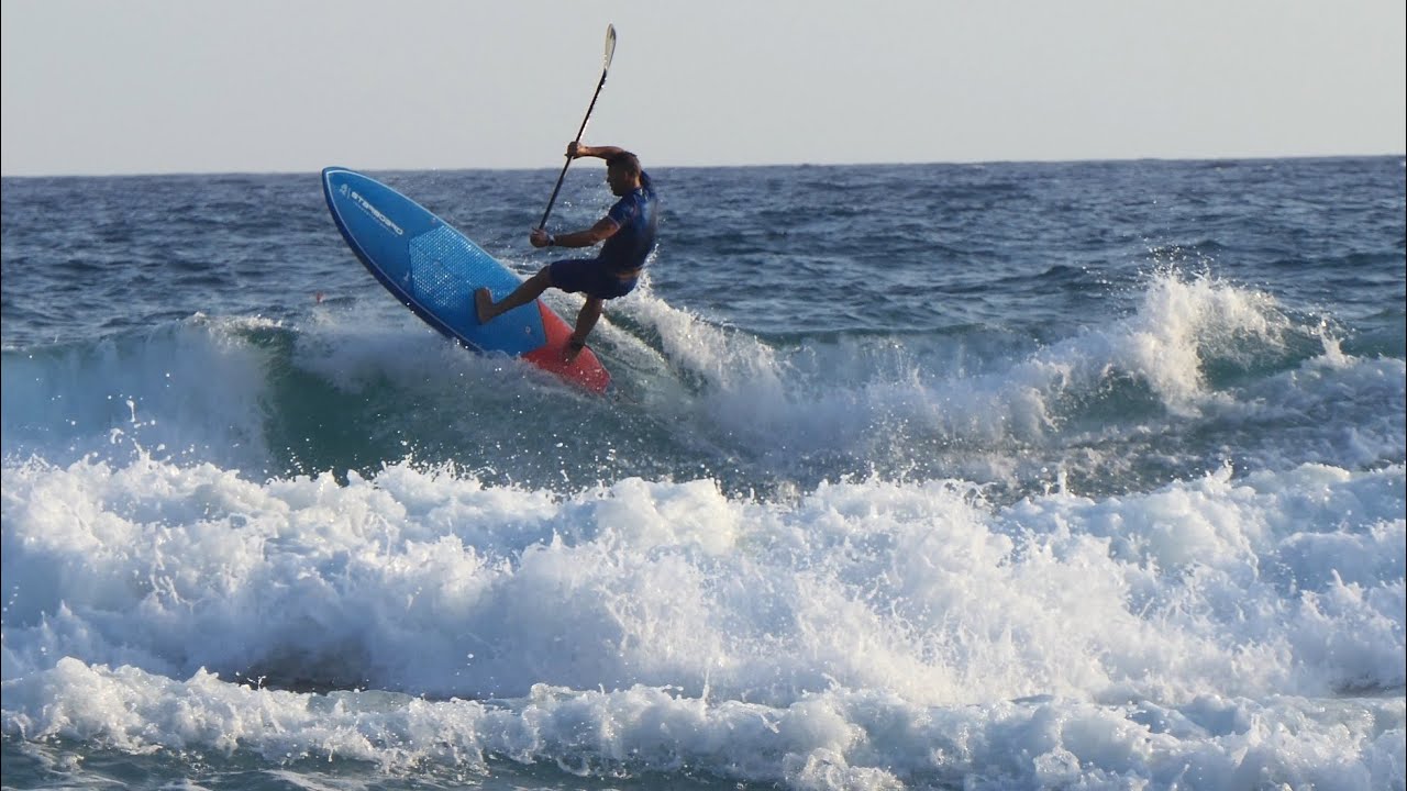 A Sunset to Remember Starboard Spice 7.11 Blue Carbon @Starboard-SUP 