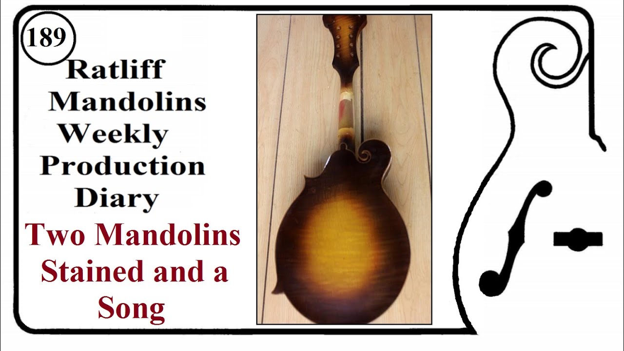 Two Mandolins get Stained and One Song (Episode 1890 YouTube