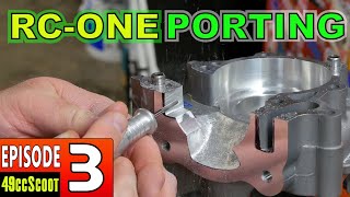 RCOne : Port Matching And Smoothing The Cylinder, Cases And Piston : RC1 : Part 03