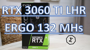 RTX 3060 TI Ergo LHR 132 Mhs UPDATE Video. New Settings I use.