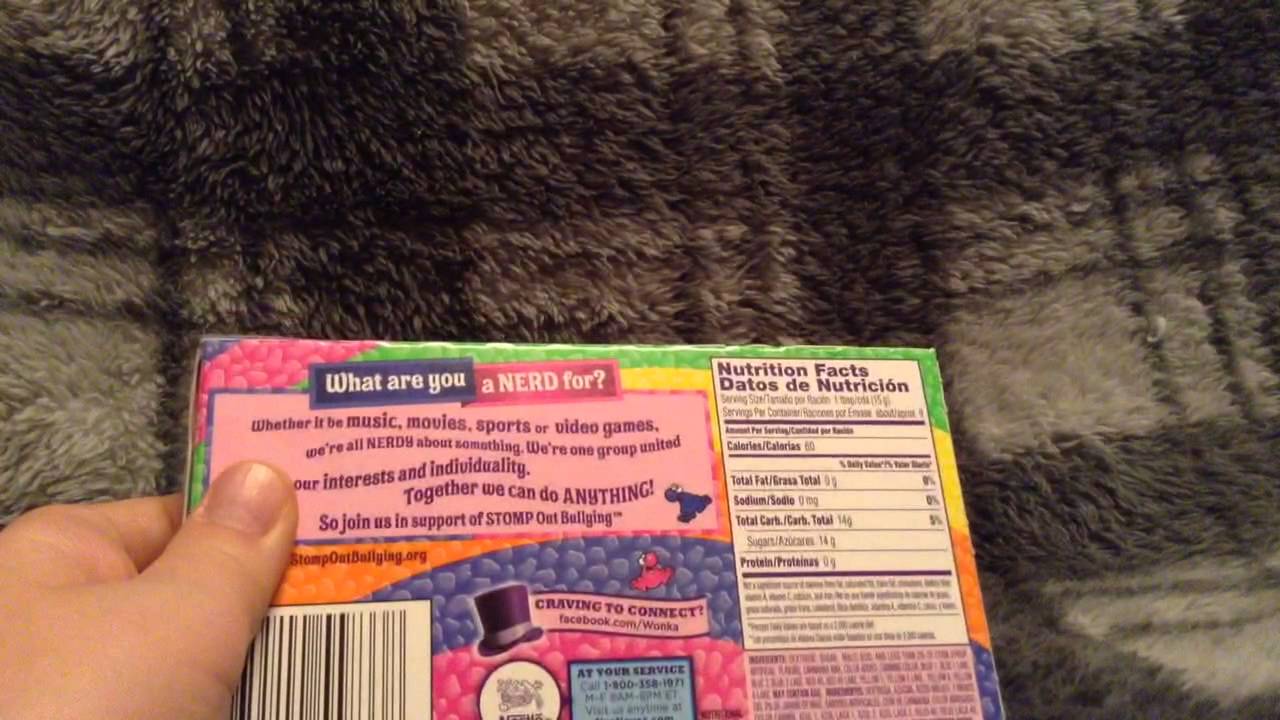 Конфетный обзор: Wonka Rainbow Nerds