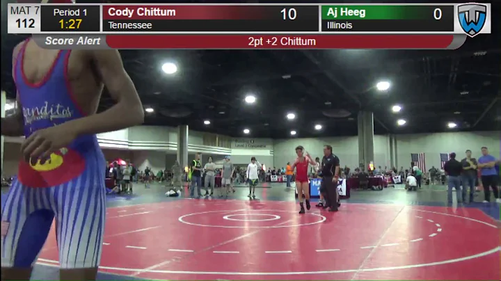 3035 Schoolboy 112 Cody Chittum Tennessee vs Aj He...