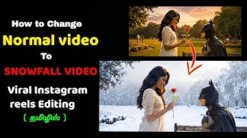 How to create Snowfall Effect video| | Clouds Effect | Instagram viral video | Tamil | The AI Review