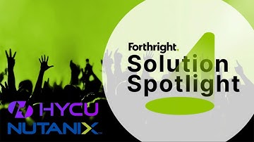 Application Aware By Nutanix Mine With HYCU | FL | Forthright Technology Partners
