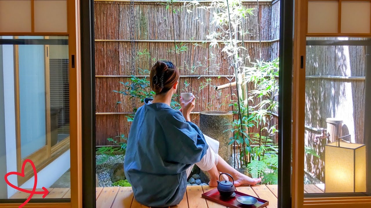 385  Maison traditionnelle de style Kyoto Machiya avec jardins zen htel de luxeJapon