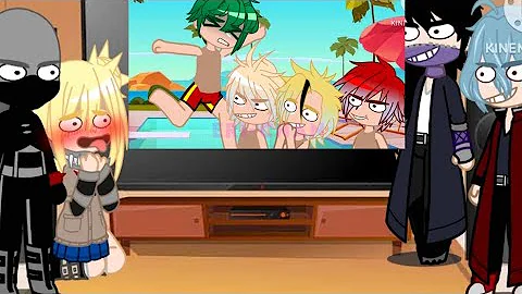 Pro heroes, LOV and parents react to Deku is trying to swim! || mha/bnha || Gacha Club/Life || 