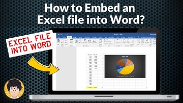 How to embed an Excel file into Word | How to Insert Excel Sheet in Word