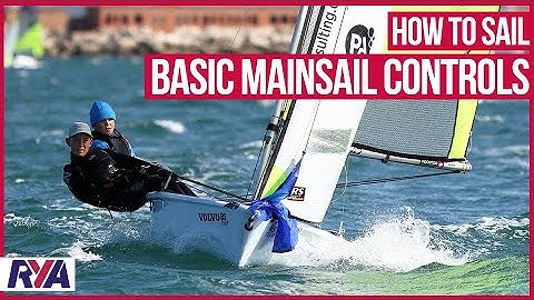 BASIC MAINSAIL CONTROLS - How To Sail - Find out what the controls on a sailing dinghy are