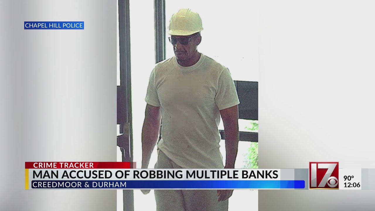 Man wanted after robbing multiple banks - YouTube