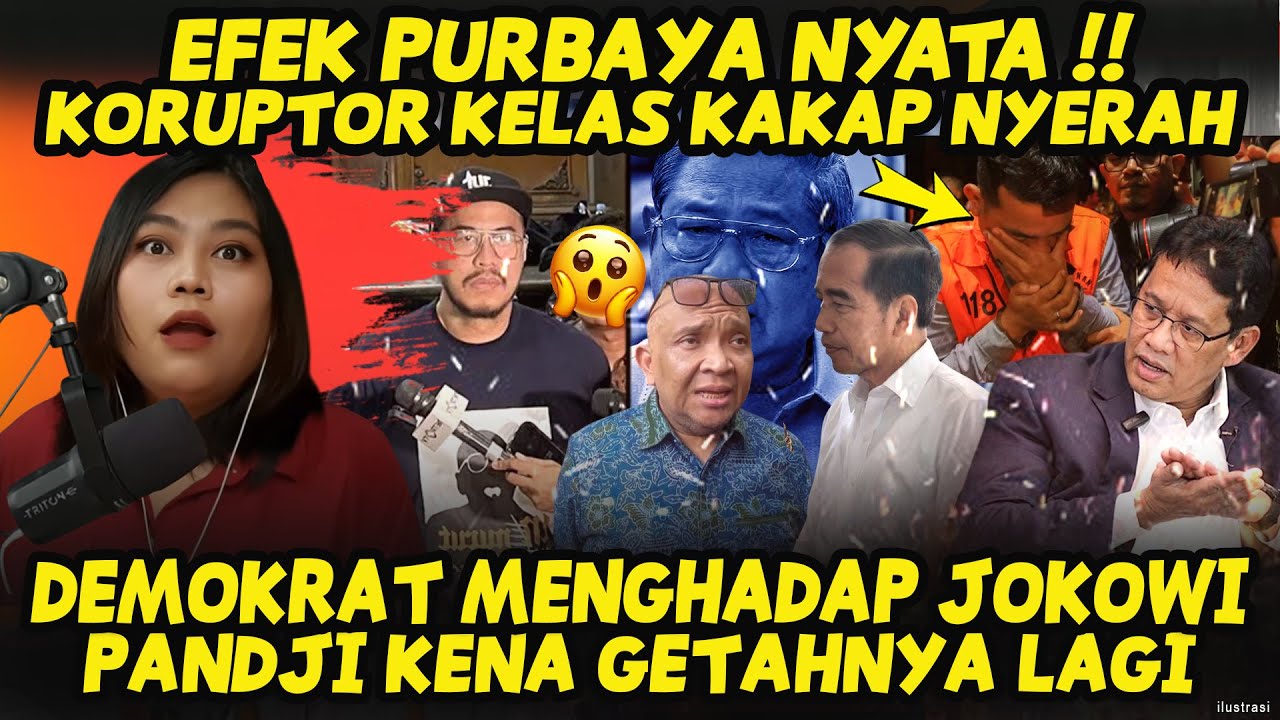 OMG😱PURBAYA BUAT KORUPTOR NYERAH = DEMOKRAT MENGHADAP JOKOWI ! PANDJI DISANKSI
