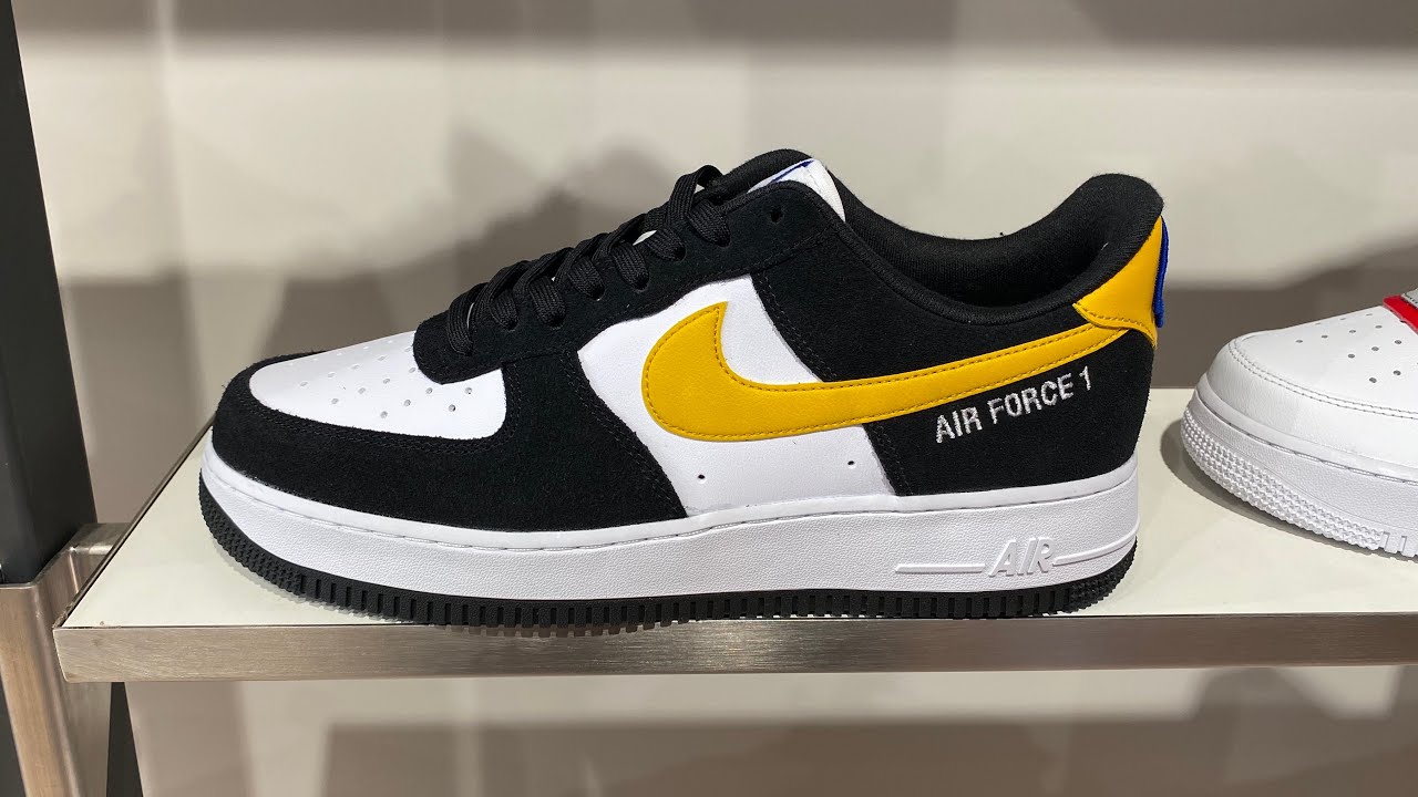 Nike Air Force 1 Low Black University Gold