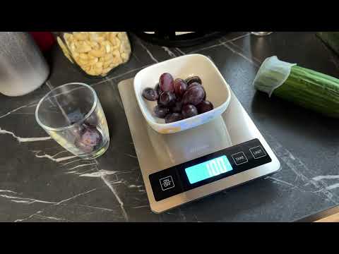 Large Food Scale 33lbs Kitchen Scales Digital Weight Grams and Ounces unboxing and instructions