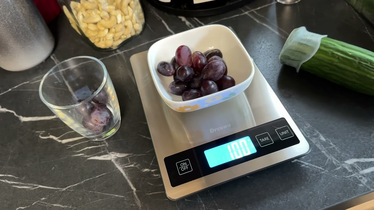 Large Food Scale 33lbs, Kitchen Scales Digital Weight Grams and Ounces unboxing and instructions
