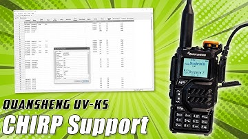 Quansheng UV-K5 📱 Programmierung mit CHIRP