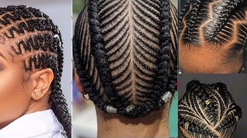 CORNROW HAIRSTYLES || ZIG ZAG CORNROW #like #hairstyles #video