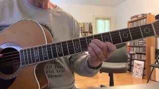 Don Henley : Heart of the Matter for solo guitar .A practice session