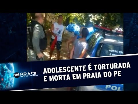 Adolescente é torturada e morta em praia do Recife | SBT Brasil (25/06/19)