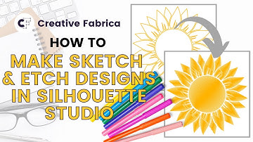 How to Create Sketch & Etch Designs in Silhouette Studio | Easy Step-by-Step Process!