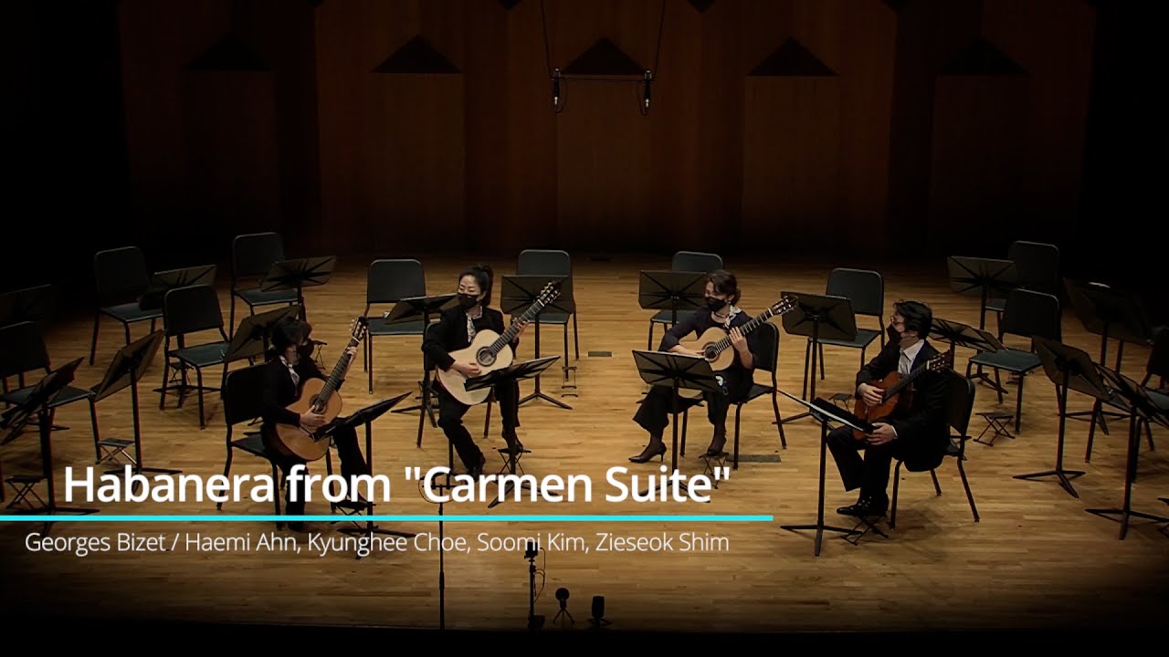 Habanera (G. Bizet) / Alhambra Guitar Ensemble, Guitar Quartet