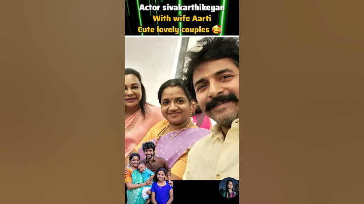 💚actor sivakarthikeyan with wife Aarti recent video cute lovely couples 🥰💖💫#youtube #wedding 💗