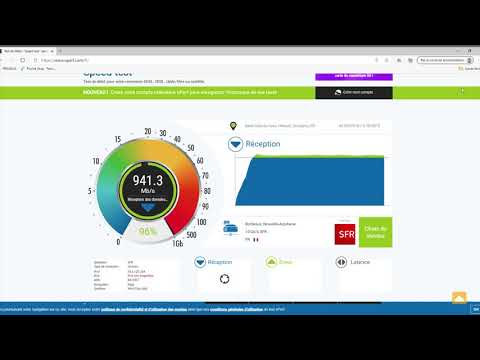 Test débit fibre SFR power