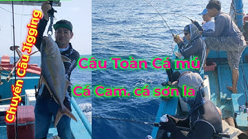 Chuyến Câu Jigging Biển Khơi Ninh Thuận. Dính toàn cá cam .cá mú. Cá sơn la loại to. Phần 4 .tập 1