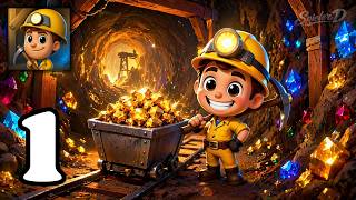 Mining Gold : Idle Miner Tycoon | Gameplay Walkthrough Part 1 | Mining Madness | Android, iOS screenshot 1