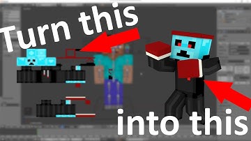 How to Create a Minecraft GFX using Blender! | Blender 2.79