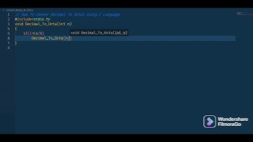 Convert Decimal To Octal