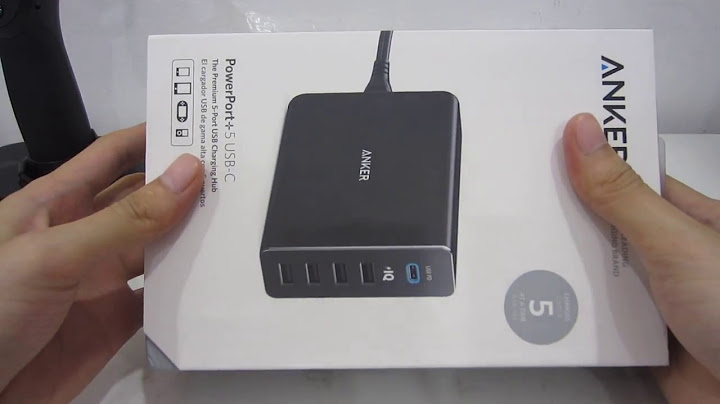 Anker powerport 5 usb-c power delivery bị lỗi cổng pd