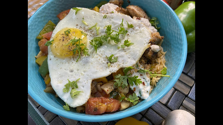 Chicken Burrito Bowl | Creamy Chicken Dressing, Tangy Rice & Perfect Poché Egg!