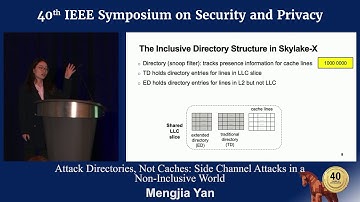 Attack Directories, Not Caches: Side Channel Attacks in a Non Inclusive World